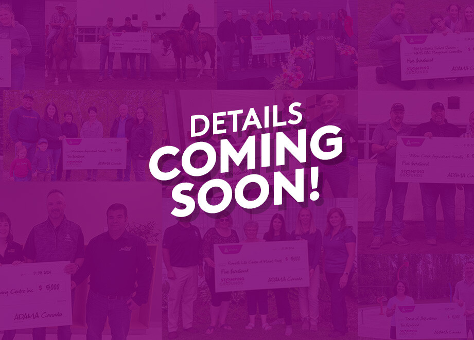 Stomping grounds banner - Details coming soon!