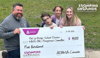 Mary Montgomery School Cheque Presentation