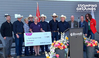 Rycroft Cheque Presentation